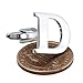 Jstyle Jewelry Brass Mens Cuff Links Initial Personalized Capital Alphabet Letter Cufflinks , Letter 'D'