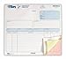 TOPS 3-Part Carbonless Invoices, 8.5 x 7.63 Inches, Ruled, 50 Sheets, White and Canary, (3813)