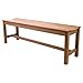 Outdoor Interiors 60404 3 Person Backless Eucalyptus Bench