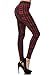 Leggings Depot High Waisted Checkered & Animal Print Leggings for Women-Full Length-CM008, Checkered Quilt, Plus Size