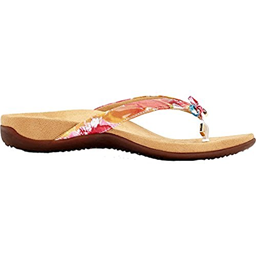 Women's Rest Bella Toe Post Sandal- Suppportive Ladies Orthotic Sandals that include Three Zone Comfort with Arch Support- Flip Flop for Ladies, Medium and Wide Width Size 5-12