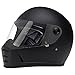 Biltwell Lane Splitter Solid Full-face Motorcycle Helmet - Flat Black / Large