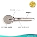 Pizza Cutter, Stainless Steel Pizza Cutter Wheel for Home and Kitchen with Ergonomic Handle and Anti Slip Grip