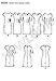 New Look Sewing Pattern 6000 Misses' Dresses, Size A (4-6-8-10-12-14-16)