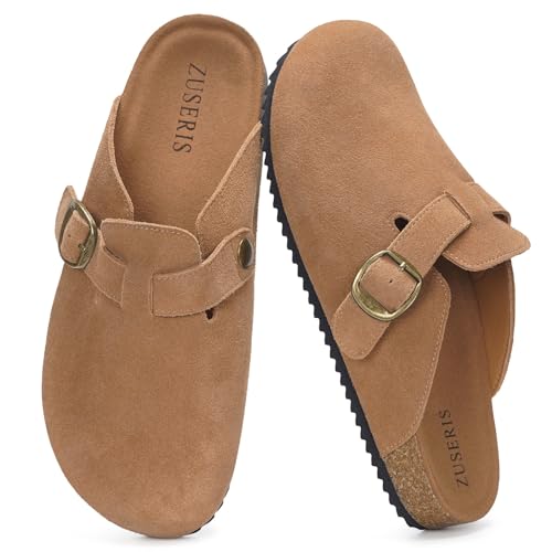 ZUSERIS Suede Clogs