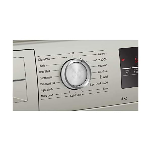 Bosch-WAN282X1GB-Serie-4-Freestanding-Washing-Machine-with-AllergyPlus-SpeedPerfect-8kg-load-1400-rpm-spin-silver-inox Bosch WAN282X1GB Washing Machine 8kg Capacity, AllergyPlus & SpeedPerfect, 1400 rpm spin, Silver Inox, Serie 4…