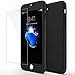 iphone 6 Plus Case,iphone 6S plus sxxissky Ultra-thin Full Body Coverage Hard Hybrid Plastic with [Tempered Glass Screen Protector] Protective Case Cover for Apple iPhone 6 Plus/ 6S Plus 5.5''(Black)