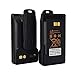 HYS FNB-V134LI 2600mAh High Capacity Li-Ion Rechargeable Battery with Belt Clip for YAESU &Vertex Standard VX-450 VX-451 VX-454 VX-459 EVX-530 EVX-531 EVX-534 EVX-539 VX261 Radio 2pcs