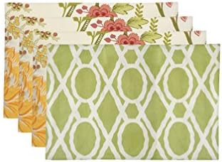 Split P Flora Trellis Placemat (Set of 4), Multicolored