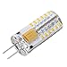 Weanas 4X G4 Base 48 LED Light Bulb Lamp 3 Watt AC DC 12V/10-20V Warm White Undimmable Equivalent to 20W T3 Halogen Track Bulb Replacement 360° Beam Angle