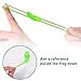 Zhehao 30 Pieces Slingshot Toy Stretchable Flying Stretchable Frogs Slingshot Frogs Rubber Multicolor Frogs for Frog Party (Style 2)