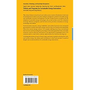Policies and Programs for Sustainable Energy Innovations: Renewable Energy and Energy Efficiency (Innovation, Technology, and Knowledge Management)