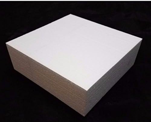 USA Premium Store Styrofoam Block 10"x 10"x 6" EPS Polystyrene Craft Hotwire Foam