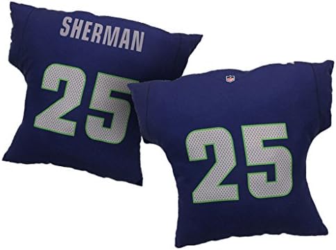 Seahawks #25 Sherman Pillow 2016 Chrismas Day Navy Throw Pillows