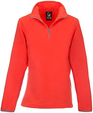 DG Outfitters JGS Outfitters Polar Fleece Pullover Jacket For Women Lightweight Half Zip Sweater Coat Top For Winter