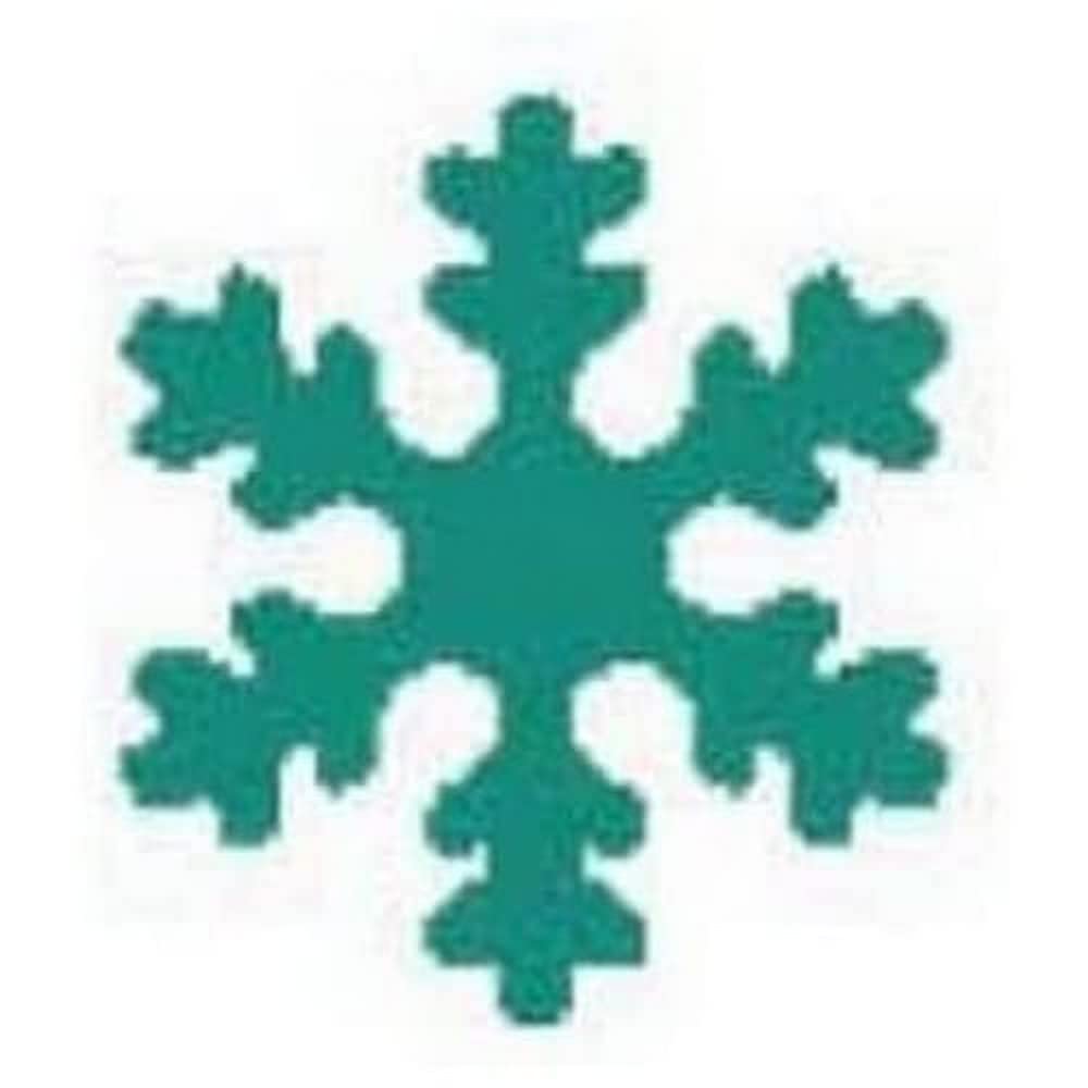 Artemio 1.6 cm Small Snowflake Number 2 Lever Punch, Green