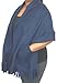 TOOLBOXCLOTHING Polar Fleece Fringed Shawl/Wrap/Shoulder Cozy with Pockets. 78