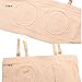 HOFISH Womens Easy Simplicity Hands-Free Breastpump Bra 2pcs/pack,black&biege size M