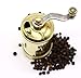 Bazaar Anatolia Brass Peppercorn Grinder with Steel Mechanism Pepper Mill, Spice Grinder, Pepper Grinder 3.4