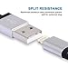 Sundix 9 Charger, Lightning Cable 3' Nylon Braided Sync Cable Cord Compatible with iPhone 7/7plus/6/6s/6 plus/6s plus/ 5c/5s/5/SE/iPad /iPod - White - 4 Piece