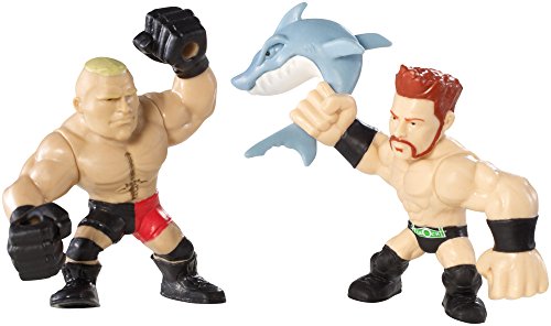 WWE Rumblers Slam City Sheamus and Brock Lesnar with Shark Figure (2-Pack)