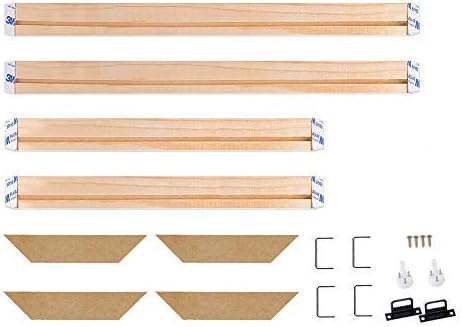 WITUSE Wood Stretcher Bars Painting Canvas Wooden Frame for Gallery Wrap Oil Painting,Needlepoint Stretcher Bars DIY,Canvas Mounting Frames-12"x16"