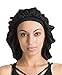 Satin Silk Bonnet Sleep Cap - Black Soft Extra Large Wide Band S Women Night Hat For Long Curly Natural Hair Cap Salon Silk Scarf Chemo Patient Slouch Slouchy