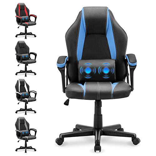 Yaksha Computer Gaming Chair Massage Game Chair PC Gamer Chairs with