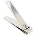 Nippes Professional Nickel Plated Fingernail Clipper - for Finger, Toenail, Cosmetics - Quality Handmade in Solingen Germany - Professional Grade - Ergonomic Hand Grip - Sharp and Safe Design