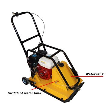 Plate Tamper Compactor with Gx160 Honda 6.5hp Power