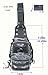 boxuan Outdoor Tactical Shoulder Backpack（+flag patch）, Military & Sport Bag Pack Daypack for Camping, Hiking, Trekking, Rover Sling,chest bag,Multi-Size Options,Multi-color Options