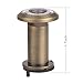 Door Viewer Peephole, 200-Degree Door Viewer with Heavy Duty Rotating Privacy Cover for 1-3/8