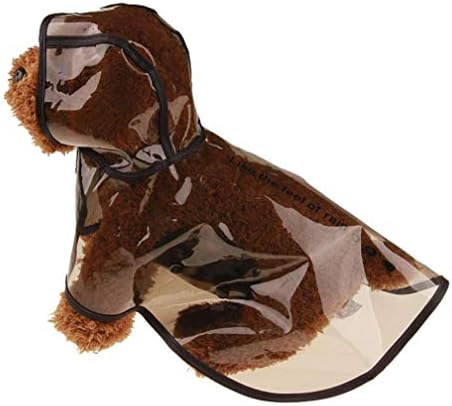 Fitfulvan Clearance!Pet Dog Puppy Rainwear Raincoat Pet Hooded Waterproof Jacket Clothes