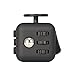 Focus Cube, Magicfly Fidget Cube For Anxiety Stress Relief Attention Focus Cube Toy For Adult Gift ADHD, All Black