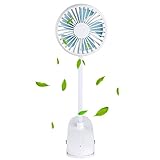 TianNorth Clip Fan Rechargeable Battery Operated Clip on Mini Desk Fan for Baby Strollers,Home, Office, Dorm, Outdoor (White)