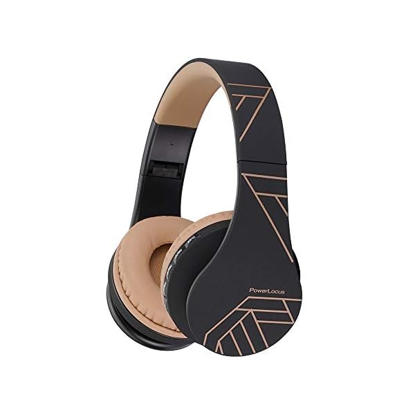 PowerLocus-Wireless-Bluetooth-Over-Ear-Stereo-Foldable-Headphones-Wired-Headsets-Noise-Cancelling-with-Built-in-Microphone-for-iPhone-Samsung-LG-iPad-BlackBrown PowerLocus Wireless Bluetooth Over-Ear Stereo Foldable Headphones, Wired Headsets Noise Cancelling with Built-in…