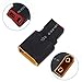 3PCS ShareGoo No Wires Male XT90 XT-90 Plug to Female Deans T Plug Adapter Connector Wireless Conversion for RC Lipo NiMH Battery Charger
