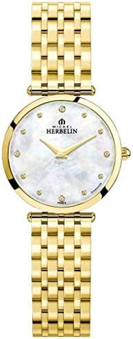 Michel Herbelin | Womens | Epsilon | Mother of Pearl Dial | Gold Bracelet | 17116/BP89