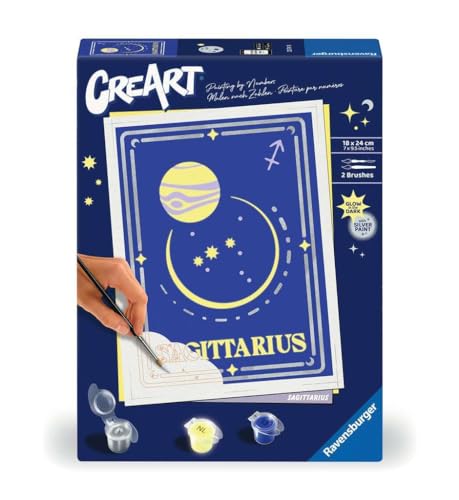 Ravensburger 23741 CreArt Peinture par numéros 23741-Sagittaire à partir de 14 ans