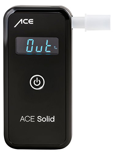 ACE Solid Breathalyzer - Portable Digital Breath Alcohol Tester for Personal Use