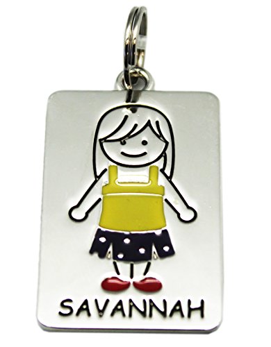 Ganz Kids Tag Charms - My Kids Keyring and Necklace - SAVANNAH