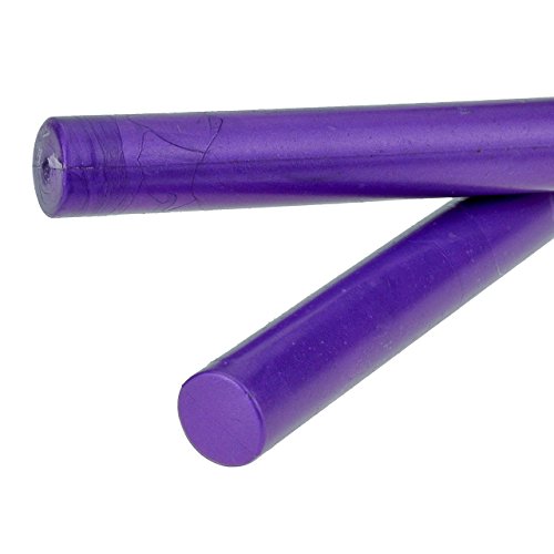 Yoption 12 Pcs No Cord Wicks Cylindrical Fire Manuscript Sealing Wax for Glue Gun Sealing Wax (Noble purple#1)