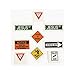 RELIGIOUS ROAD SIGN TATTOOS (6 DOZEN) - BULK