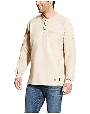 Men's Big and Tall Flame Resistant Air Henley