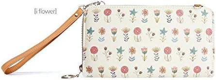 Multi Wallet Passport Holder Travel Wallet for Women Unique Pattern Design Wallet + Hand strap + Cross strap + Gifts SQ0316 i Flower