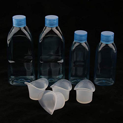 Tcplyn High Quality Eyecup Eyewash Container Eye Wash Cleaning Cleaning Leakage Travel Supplies 8 pcs Plastic Bottle 2 Size Durability