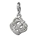 SilberDream Charm crown 925 Sterling Silver Pendant Lobster Clasp FC814
