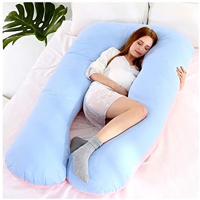 Argonv Full Body Pregnancy Pillow, Maternity Pillow Back Support U Shaped, Body Nursing Pillow Support Back/Neck/Head (A1)