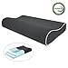Dr. Pillow Gel Infused Memory Foam Pillow Height Adjustable Cervical Pillow Supportive Contour Bed Pillow Neck Support for Back and Side Sleepers