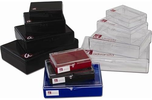 Incubation Tray, 11x9 cm, Opaque Black Body and Lid (Pack of 3)